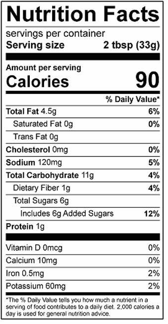 nutrition facts